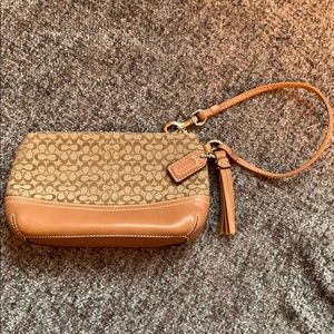COACH Signature Wristlet